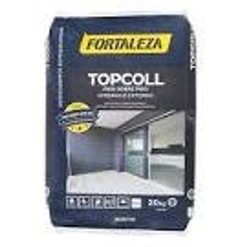 Argamassa Top Coll 20Kg Branco - Fortaleza - 00011 - Unitário