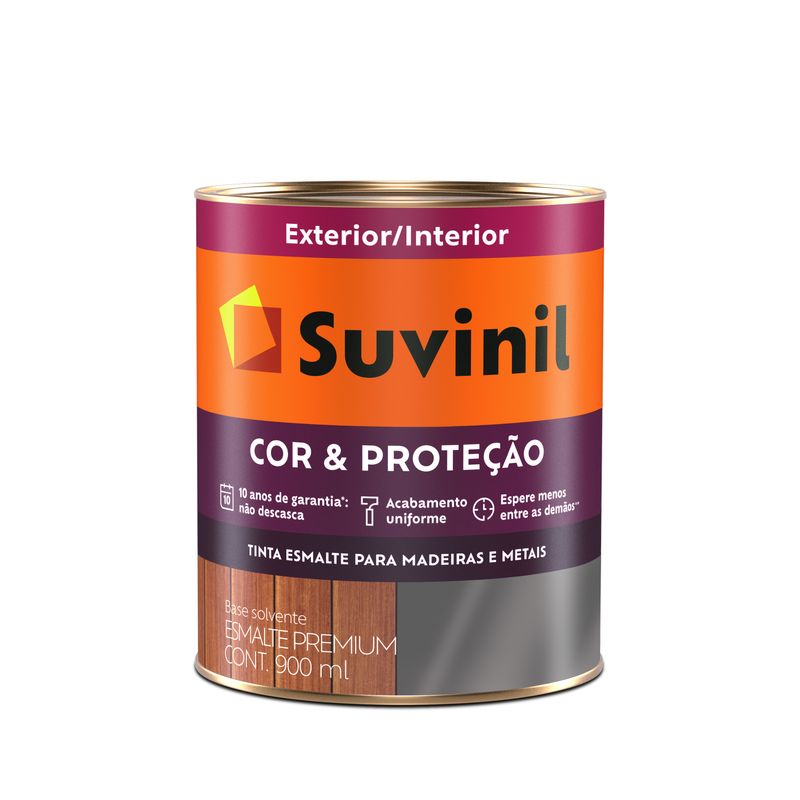 Esmalte Brilhante 0.9L Marfim Nobre - Suvinil - 53379200 - Unitário
