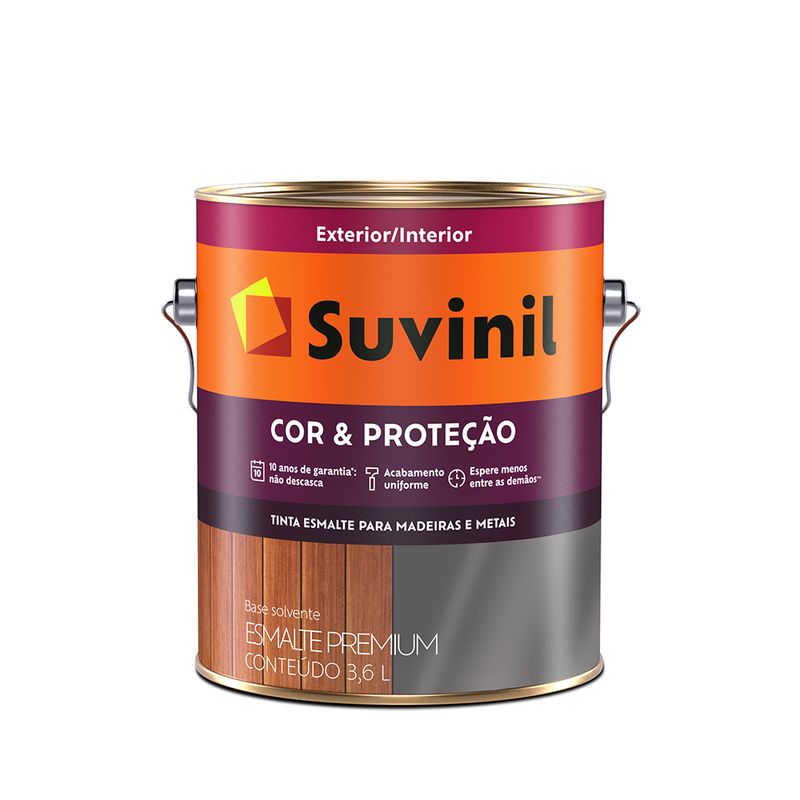 Esmalte Acetinado 3.6L Gelo - Suvinil - 53384924 - Unitário