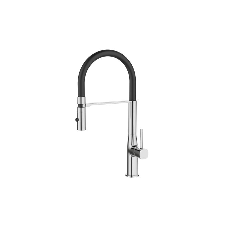 Monocomando para Cozinha de Mesa Bica Flexível Suporte com Imã Thelon Cromado - Dax - DAX-2245-TL-CR - Unitário