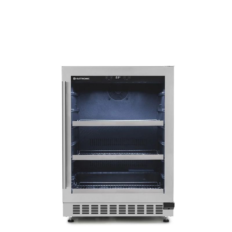Cervejeira Beer Center 135 Litros Built-in Direita 220V - Elettromec - BC-BI-135-XV-2ATC - Unitário
