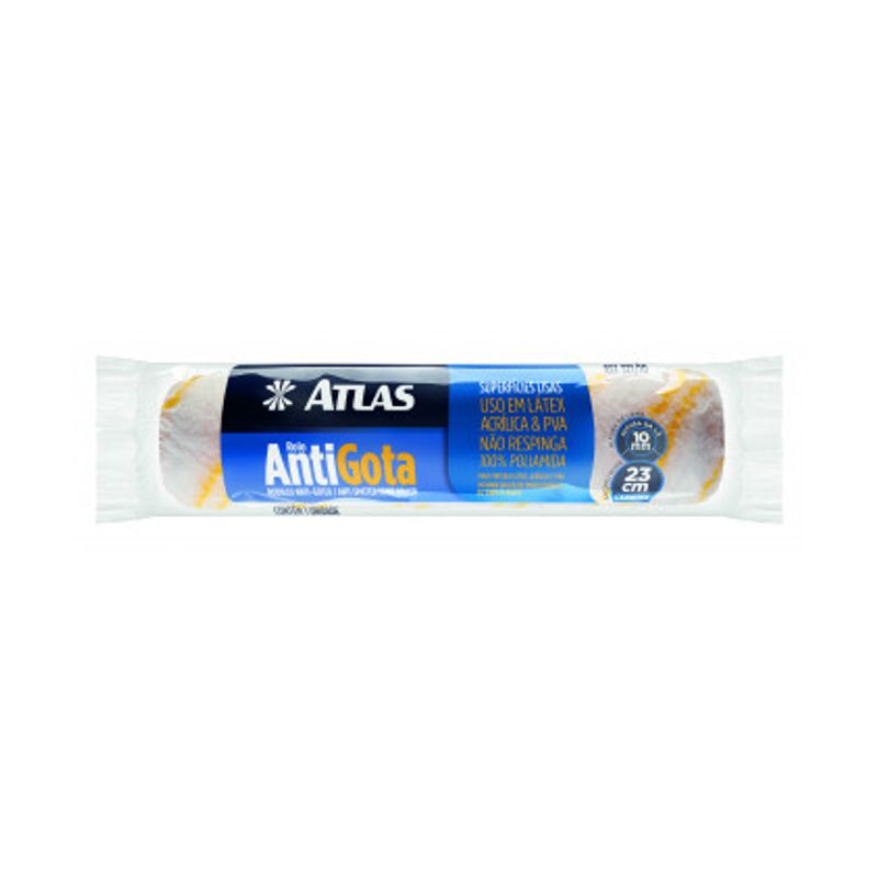 Rolo Lã Anti-Gotas 23cm - Atlas - 321/10 - Unitário