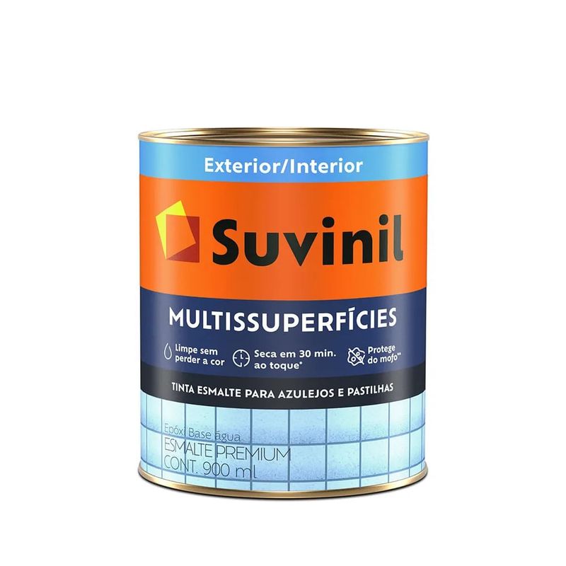 Tinta Esmalte Multisuperfícies Epoxi Base Agua 0.9L Branco - Suvinil - 50298763 - Unitário