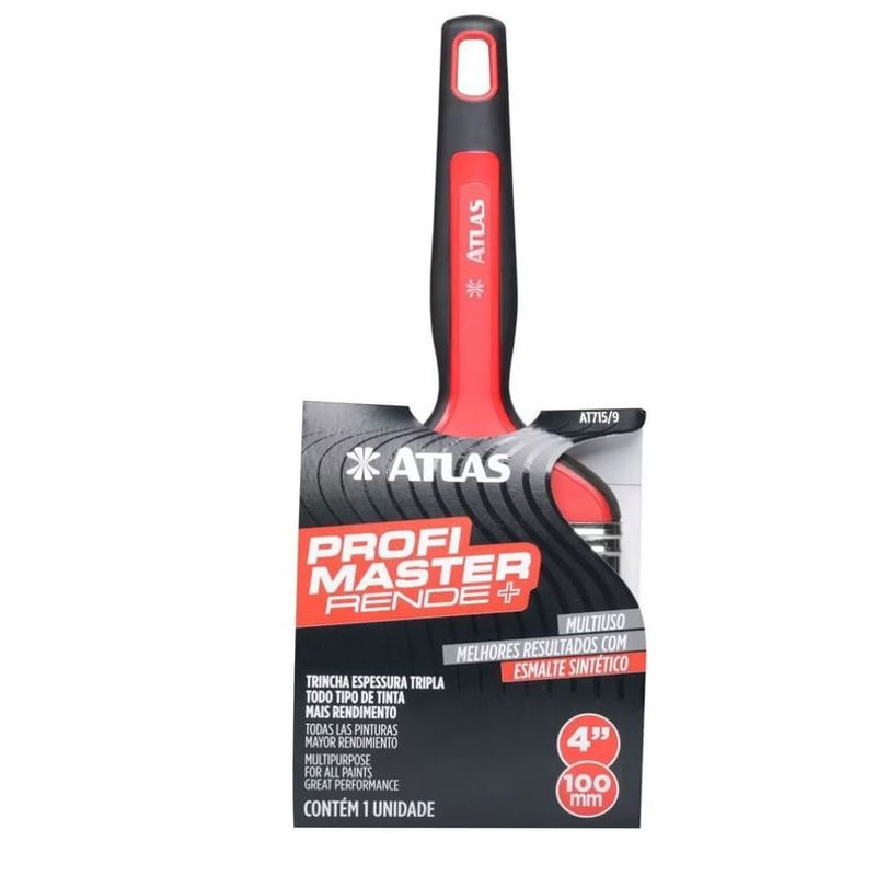 Trincha Tripla ProfiMaster 4 Rende Mais - Atlas - AT715/9 - Unitário