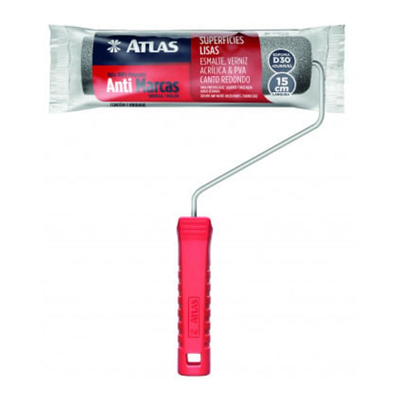 Rolo Espuma Anti Marcas 15cm - Atlas - AT407/15 - Unitário