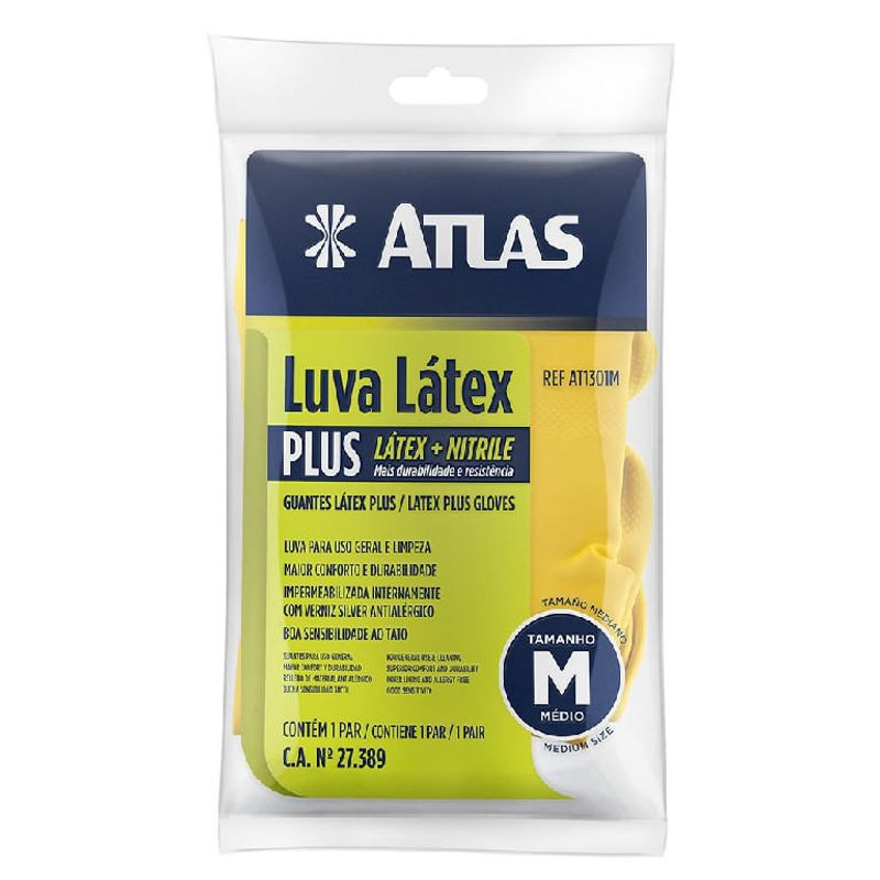 Luva Multiuso com Composto - Atlas - AT1301M - Unitário