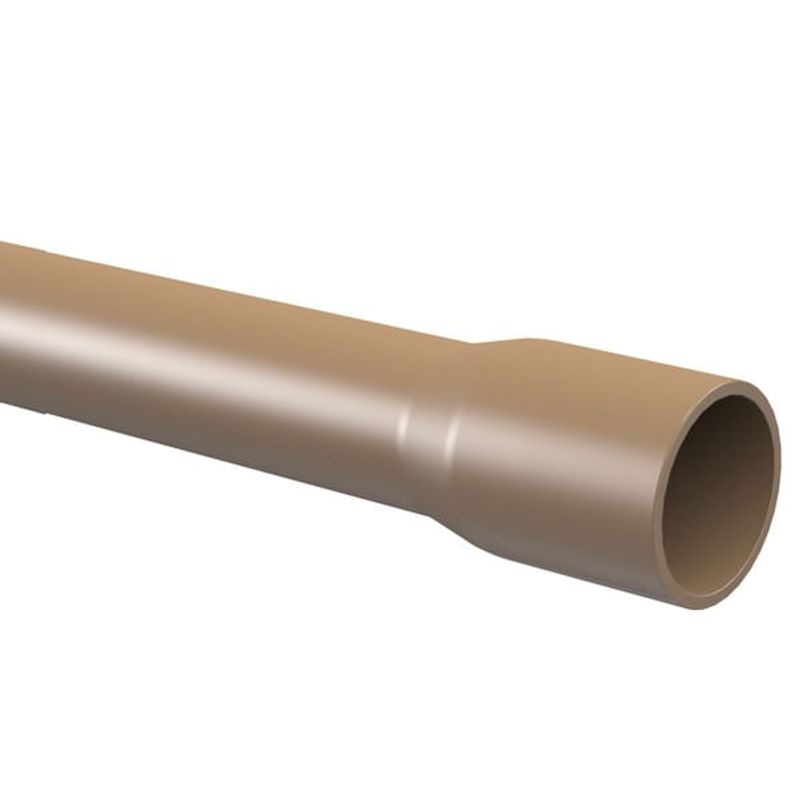 Tubo de Pvc Marrom Soldável 40mm - Tigre - 10120403 - Unitário