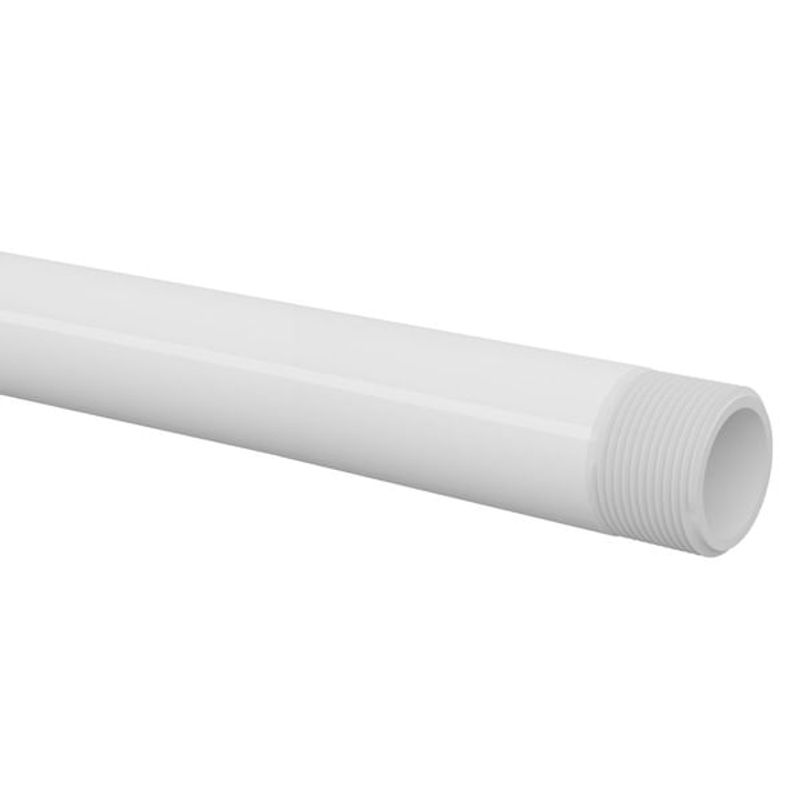 Tubo de Rosca PVC Branco 3/4