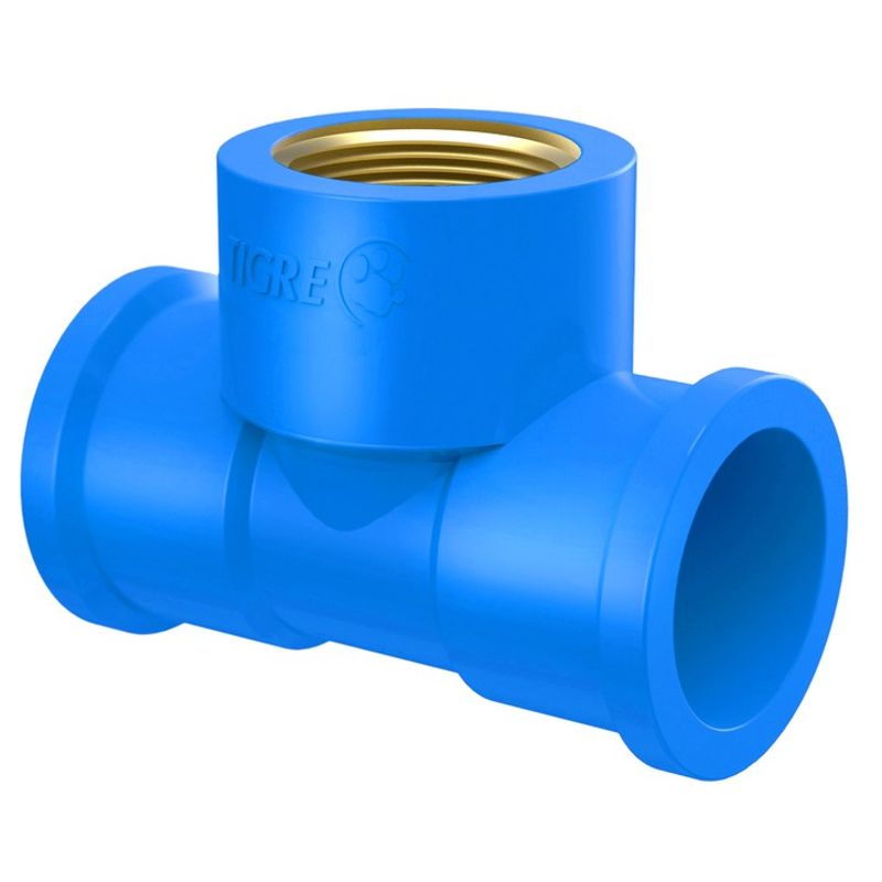 Te Latão Solda 25mmX 1/2 - Tigre - 35308369 - Unitário