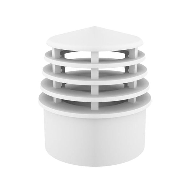 Terminal de Ventilação 50mm - Tigre - 59502719 - Unitário Terminal de Ventilação 50mm - Tigre - 59502719 - Unitário