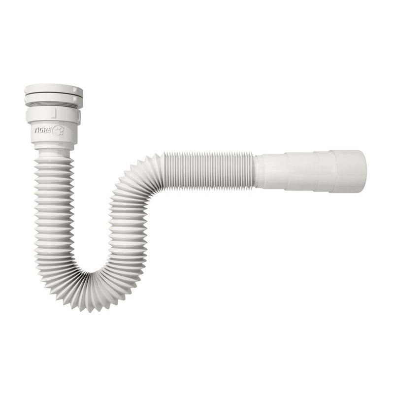 Sifão Ajustável Multiuso Branco 66cm - Tigre - 26916500 - Unitário Sifão Ajustável Multiuso Branco 66cm - Tigre - 26916500 - Unitário