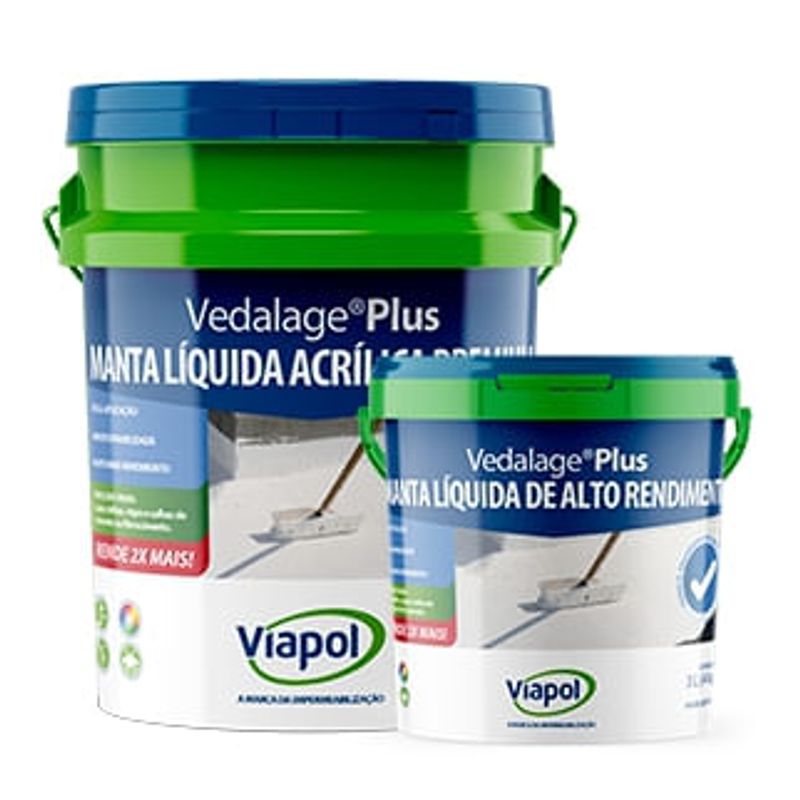 Vedalage Plus 12KG Branco - Viapol - V0216250 - Unitário Vedalage Plus 12KG Branco - Viapol - V0216250 - Unitário