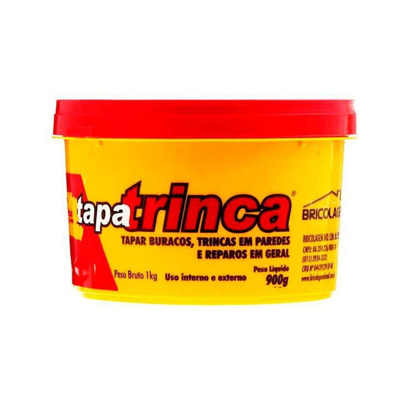 Tapa Trinca Para Pequenos Reparos Em Gerais 900g - Self Decor - 02.01.00.0001 - Unitário Tapa Trinca Para Pequenos Reparos Em Gerais 900g - Self Decor - 02.01.00.0001 - Unitário