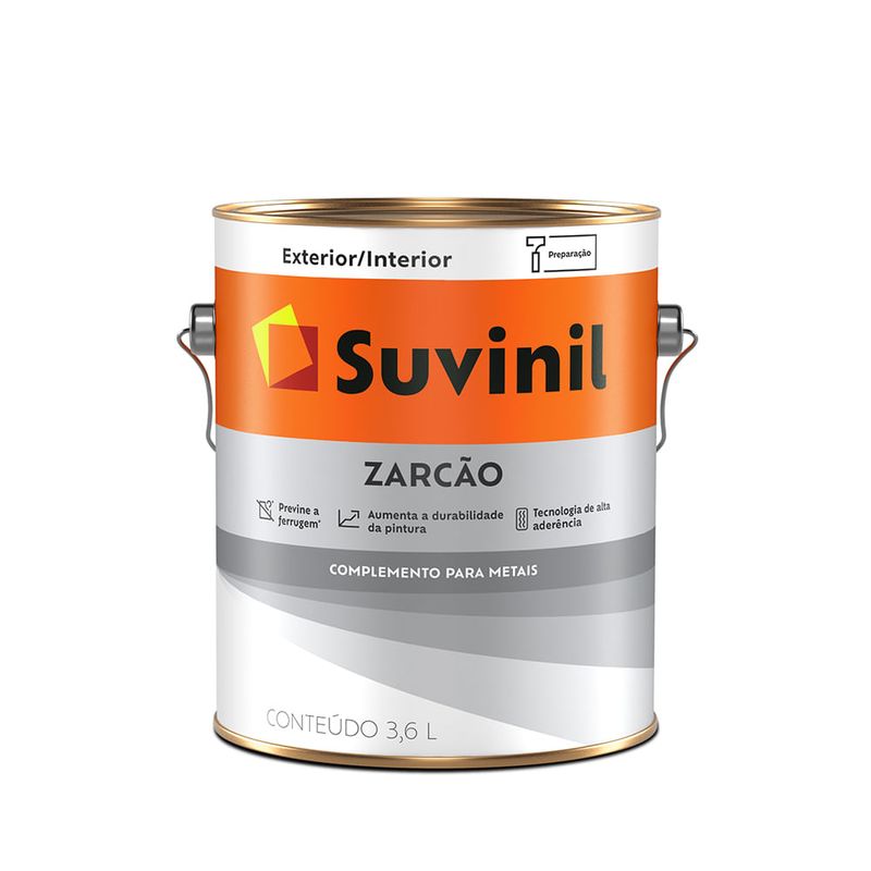 Zarcão Universal 3,6L Laranja - Suvinil - 53445768 - Unitário Zarcão Universal 3,6L Laranja - Suvinil - 53445768 - Unitário