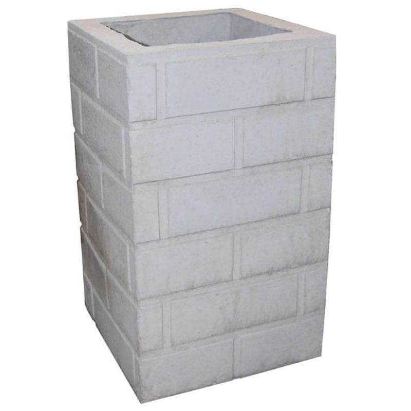 Duto Concreto 30x30x50cm Estilo Tijolo Aparente - 1029 - Unitário