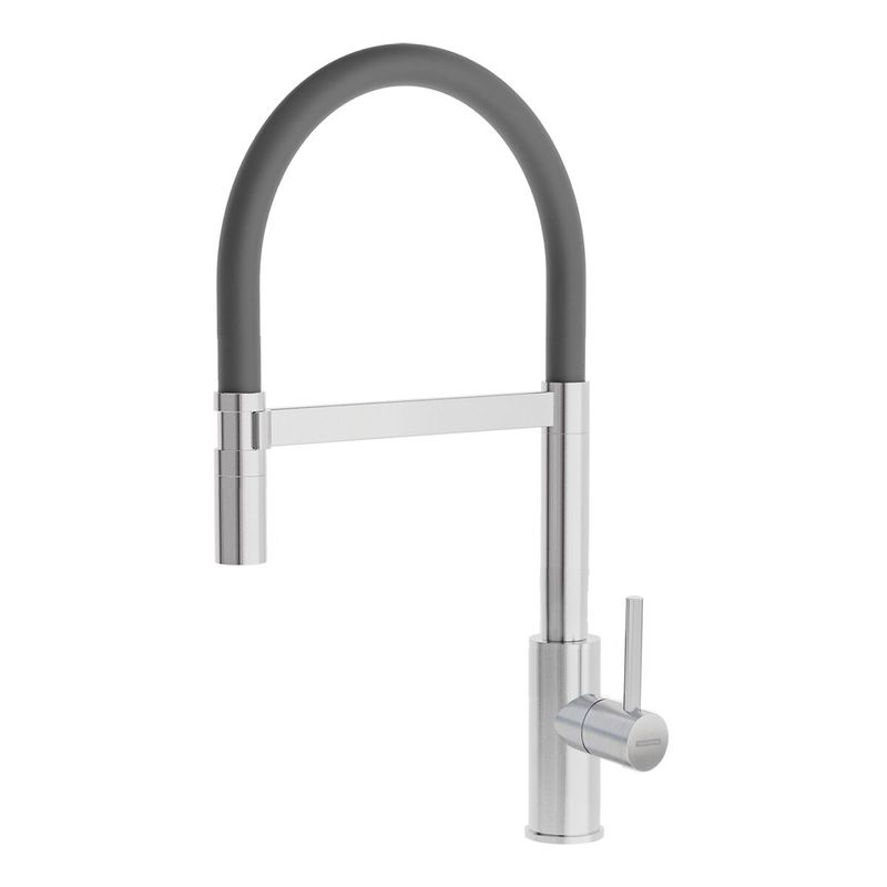 Torneira Versatile Black em Aço Inox com Mangueira Flexível e Bica Giratória 360º - Tramontina - 94520035 - Unitário Torneira Versatile Black em Aço Inox com Mangueira Flexível e Bica Giratória 360º - Tramontina - 94520035 - Unitário