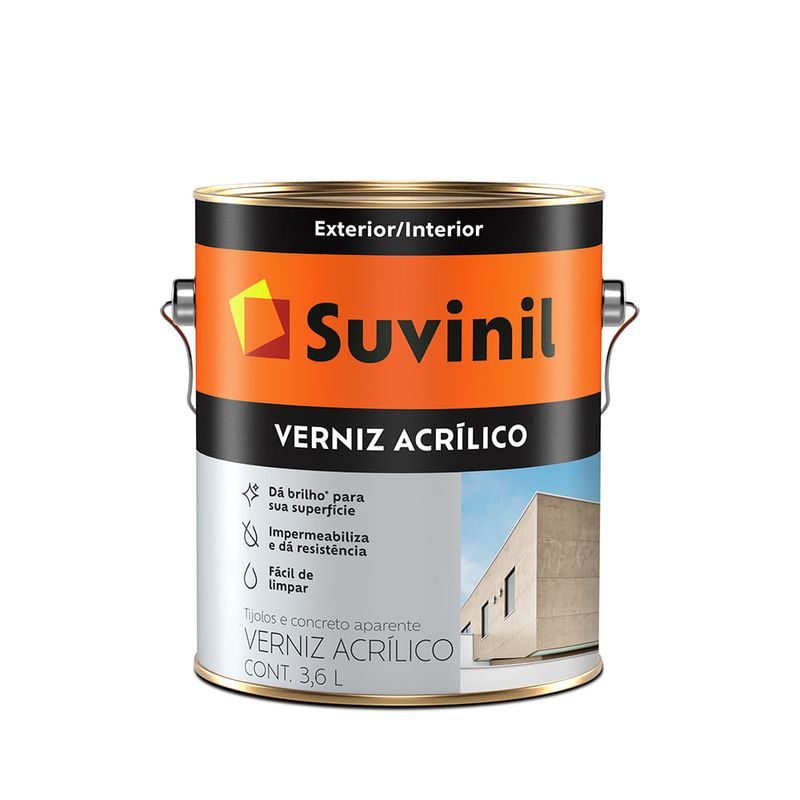 Verniz Acrílico 3.6L - Suvinil - 53372522 - Unitário Verniz Acrílico 3.6L - Suvinil - 53372522 - Unitário