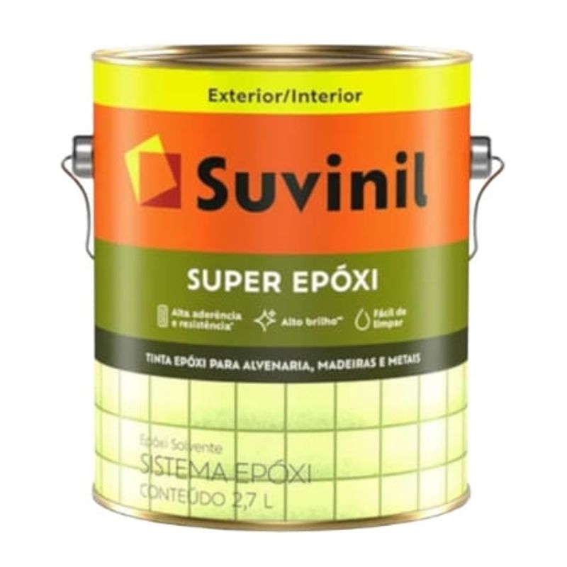 Tinta Esmalte Epoxi Branco 2.7L - Suvinil - 57414859 - Unitário Tinta Esmalte Epoxi Branco 2.7L - Suvinil - 57414859 - Unitário