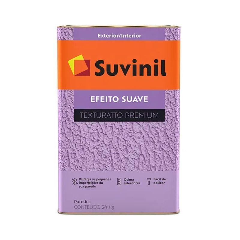 Texturatto Liso Efeito Suave 18L Branco - Suvinil - 50476953 - Unitário Texturatto Liso Efeito Suave 18L Branco - Suvinil - 50476953 - Unitário