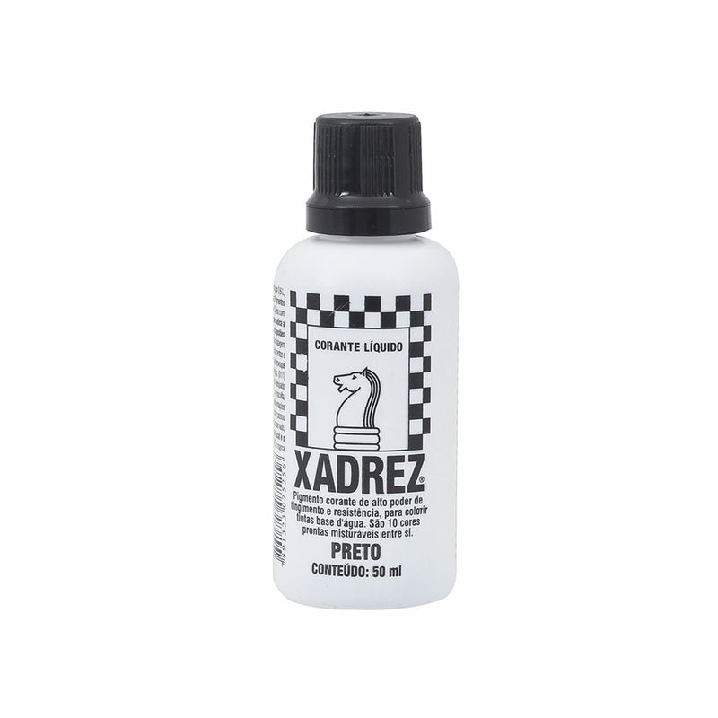 Corante Preto 50ml - Xadrez - 03308-1 - Unitário