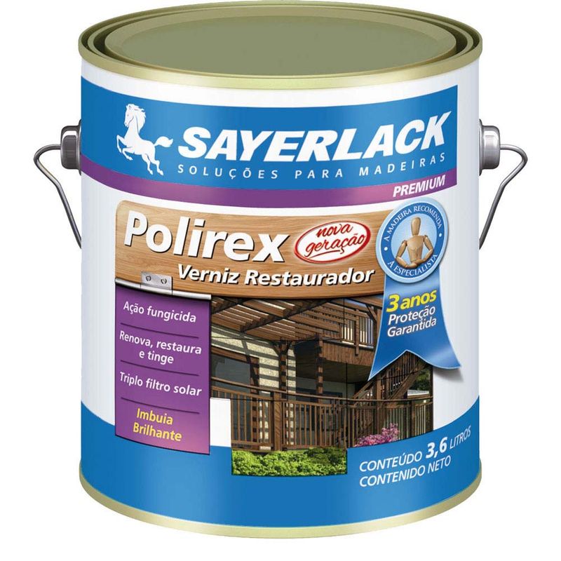 Verniz Polirex Imbuia - Sayerlack - SB.2315.2191GL - Unitário Verniz Polirex Imbuia - Sayerlack - SB.2315.2191GL - Unitário