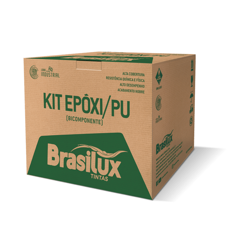Kit Primer Epoxi Poliamida N6,5 3,6L Cinza - Brasilux - KT 030688026 - Unitário Kit Primer Epoxi Poliamida N6,5 3,6L Cinza - Brasilux - KT 030688026 - Unitário