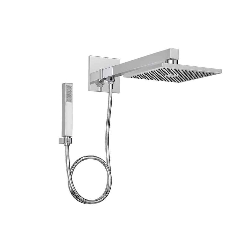 Chuveiro Quadrado com Desviador e Ducha Manual - Deca - 1992.C.DES - Unitario Chuveiro Quadrado com Desviador e Ducha Manual - Deca - 1992.C.DES - Unitario