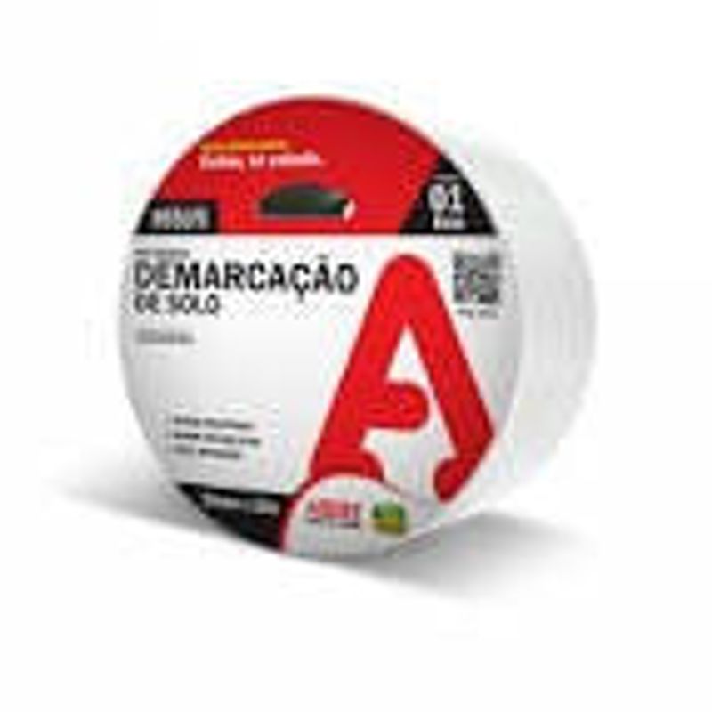 ADERE FITA DEMARCACAO 50MMX15MT AMARELO
