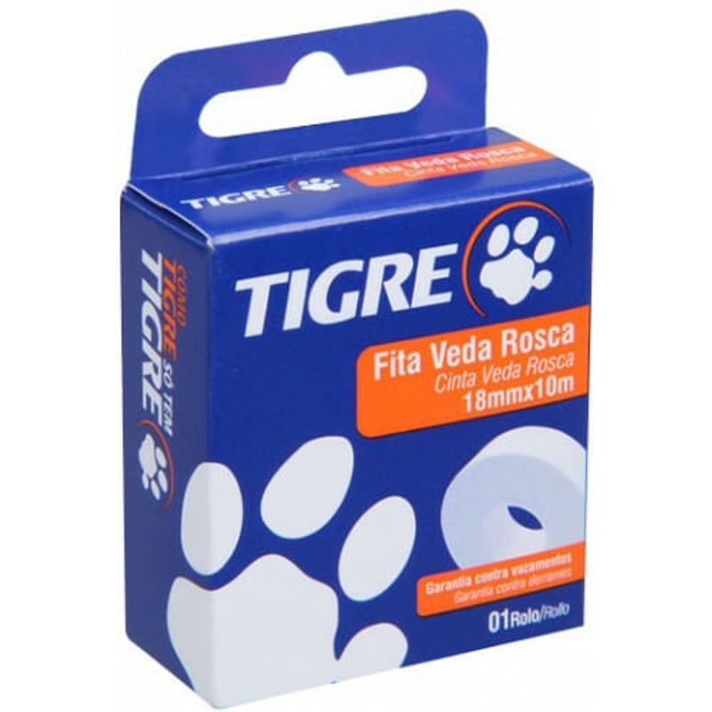 Fita Veda Rosca - Tigre - 54501854 - Unitário Fita Veda Rosca - Tigre - 54501854 - Unitário