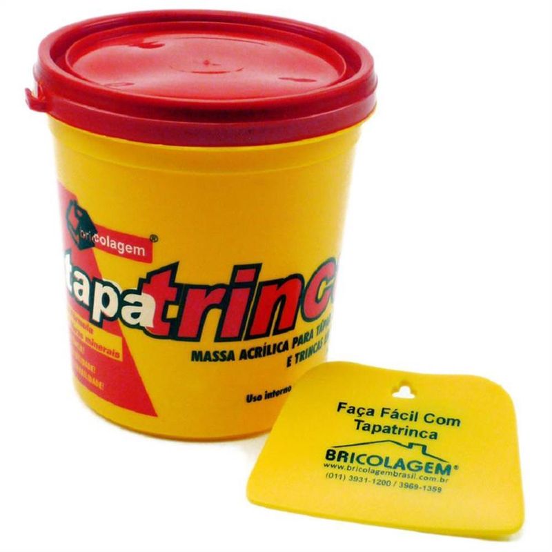 Massa Tapa Veda Trinca Fissura C/ Espatula Bricolagem 1,9kg - 02.01.00.0002 - Unitário