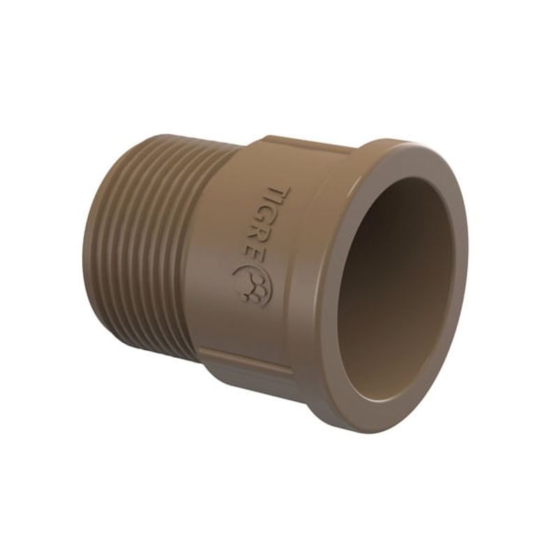 Adaptador Soldável Curto com Bolsa e Rosca para Registro - Tigre - 22000322 - Unitário
