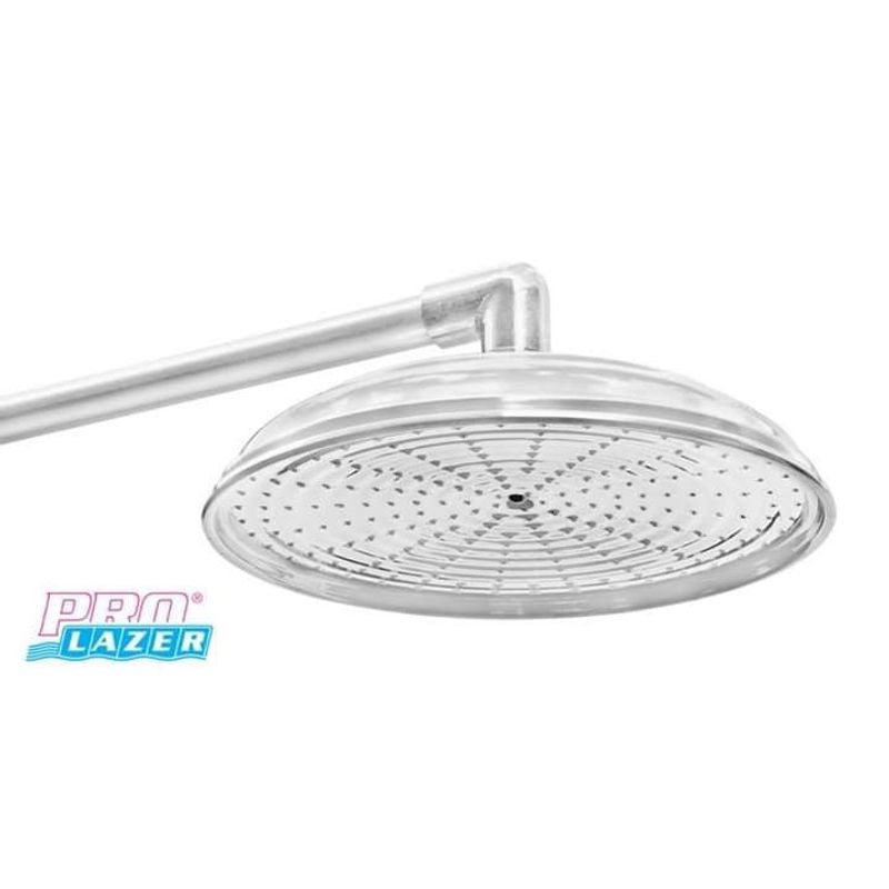 Chuveiro Ducha Fria 12” x 3/4” Alumínio para Piscina e Sauna - Foglietto - 000012 - Unitário