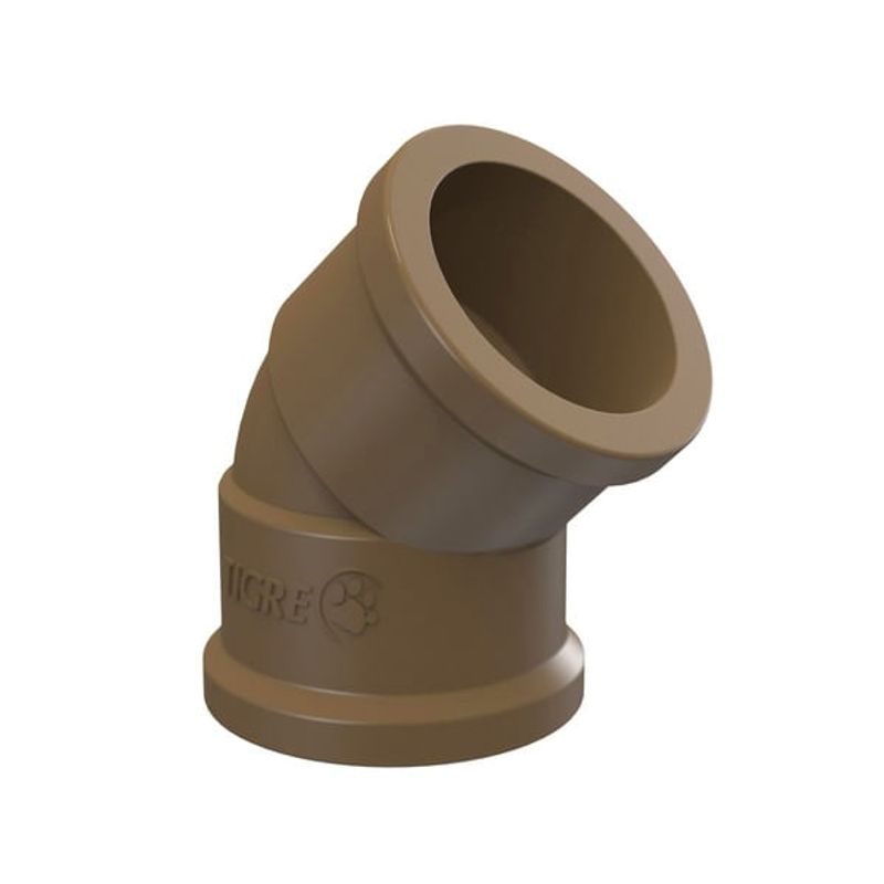 Joelho 45° Soldável 60mm - Tigre - 22140604 - Unitário