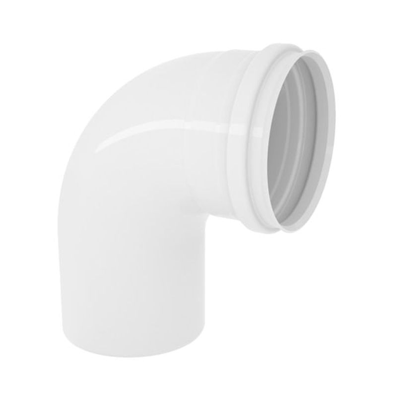 Curva 90° PVC Curta 50mm Branco - Tigre - 26110505 - Unitário