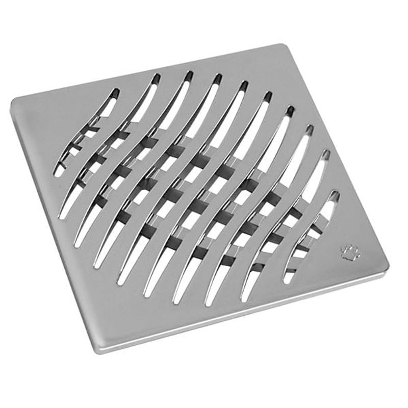 Grelha Quadrada 100mm Cromada - Tigre - 27505112 - Unitário
